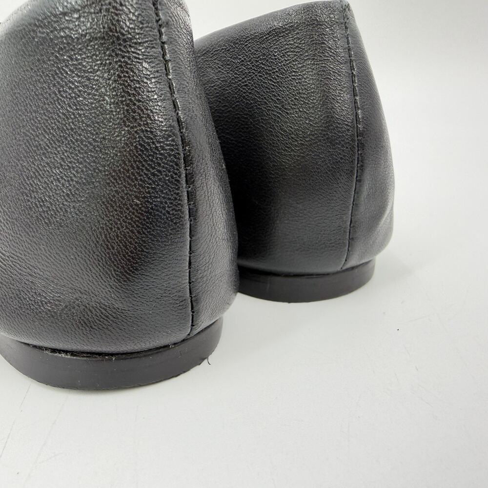 Reformation | Bethany Flats in Black Leather Mary Janes 8 - Picture 12 of 12